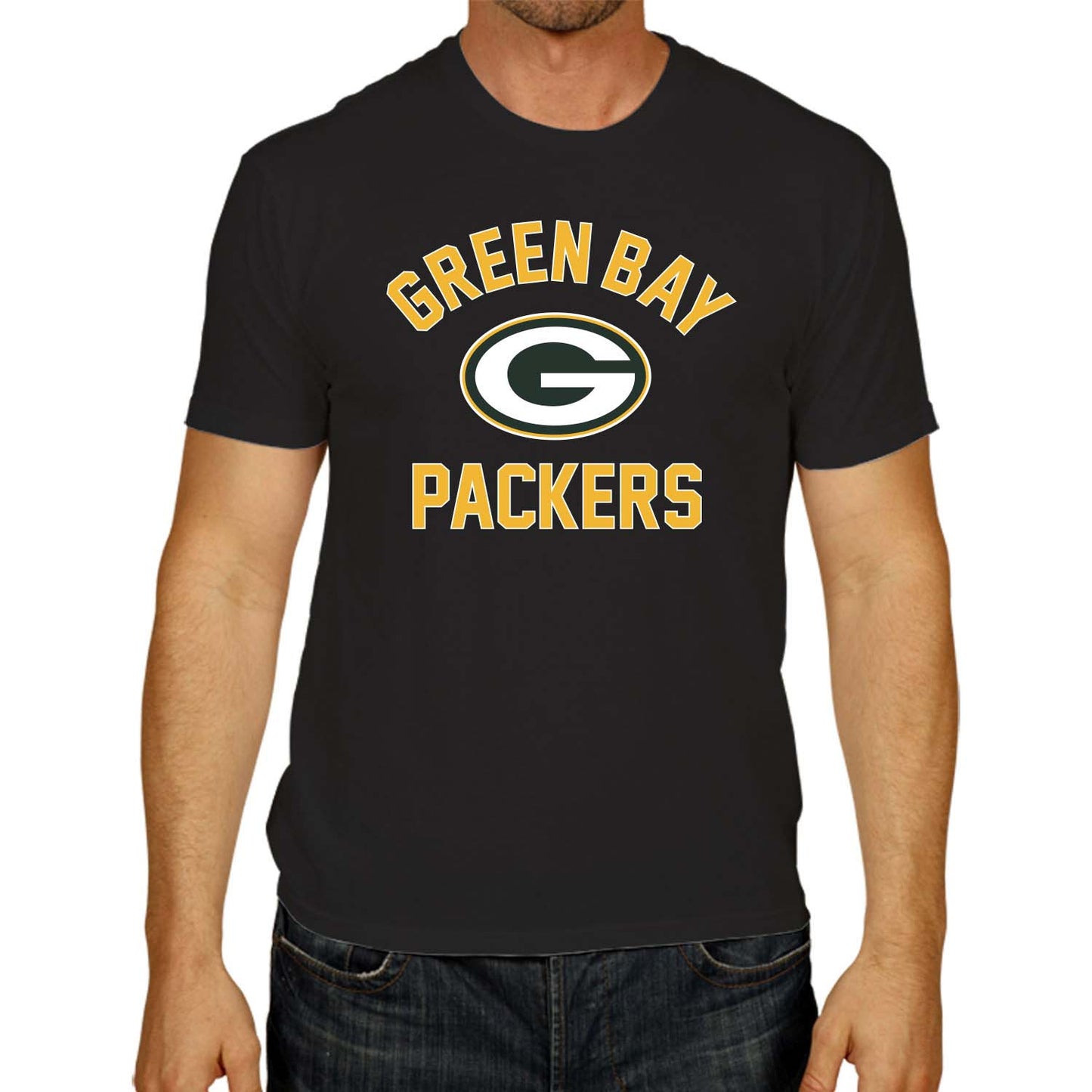 Green Bay Packers NFL Adult Gameday T-Shirt - Black