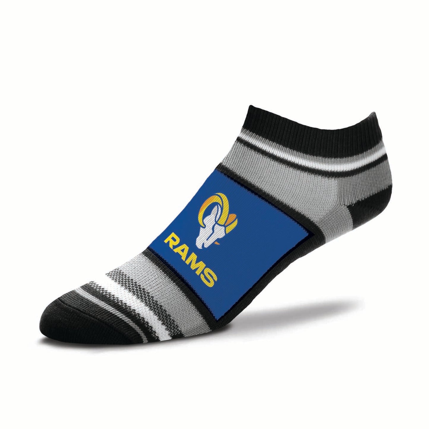 Los Angeles Rams NFL Adult Marquis Addition No Show Socks - Royal