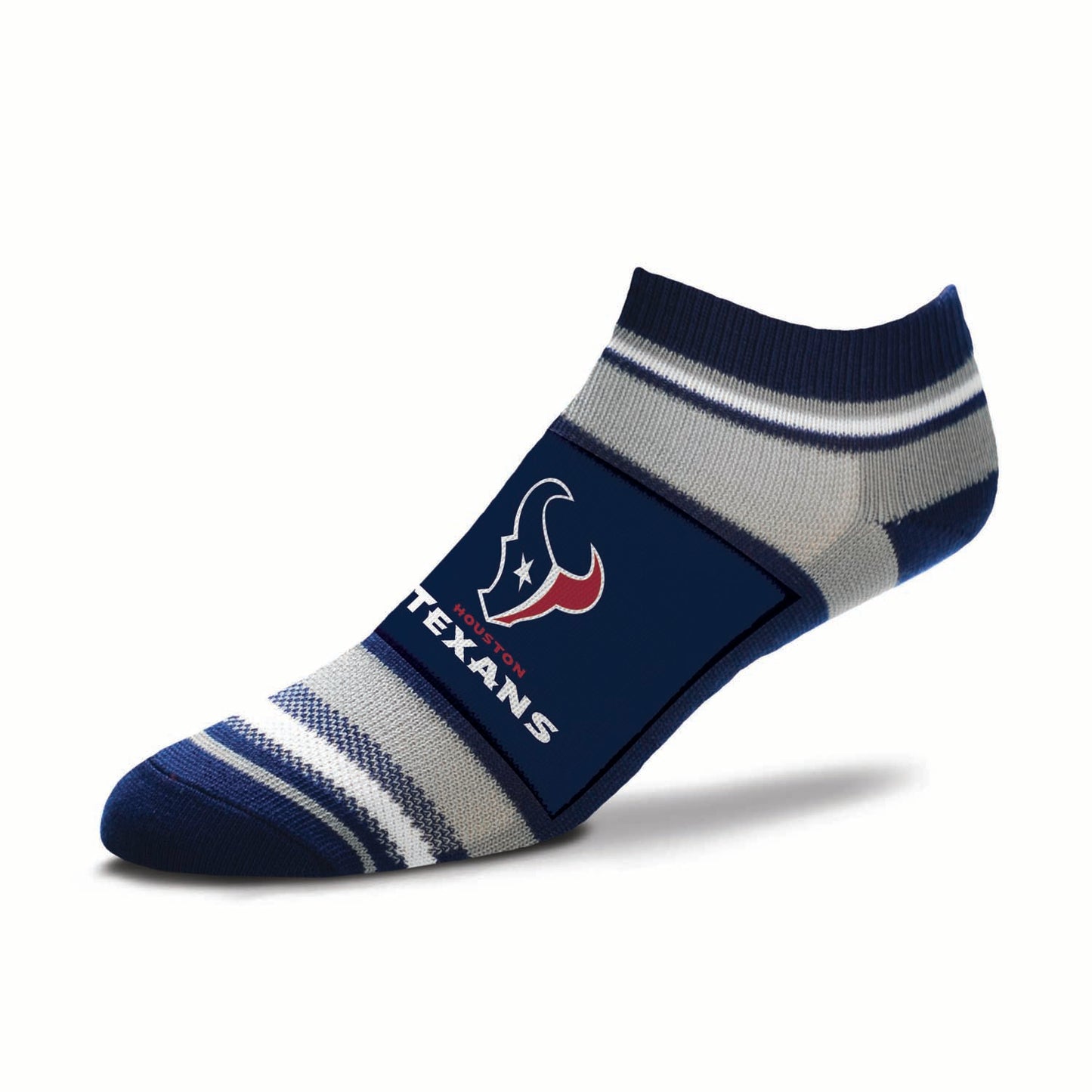 Houston Texans Adult Marquis Addition No Show Socks - Navy