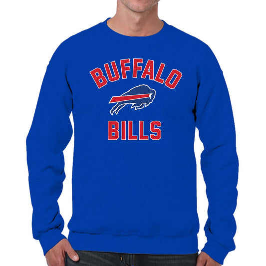 Buffalo Bills NFL Adult Gameday Football Crewneck Sweatshirt - Royal