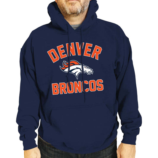 Denver Broncos NFL Gameday Adult Hooded Sweatshirt - Navy