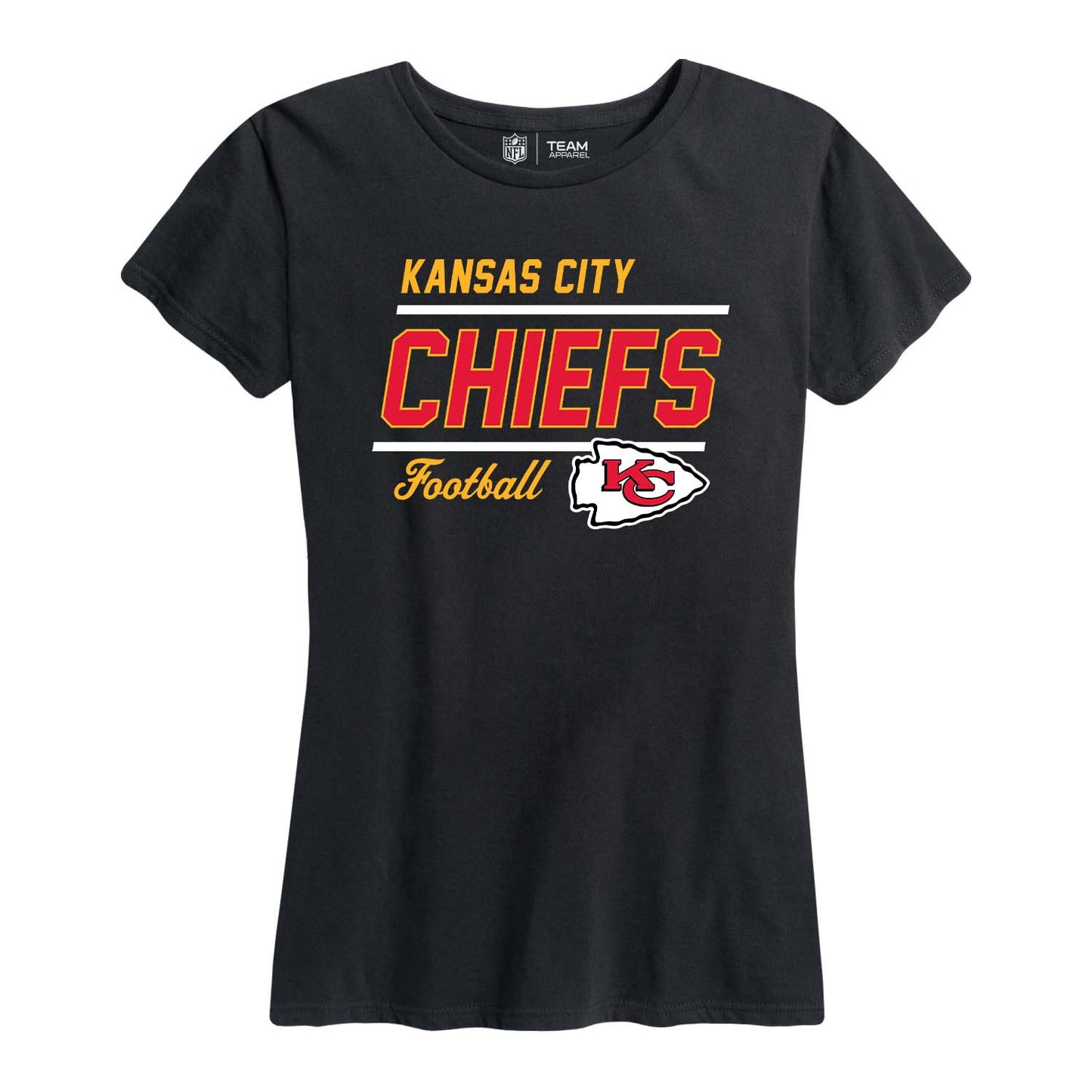 Kansas City Chiefs NFL Gameday Women's Relaxed Fit T-shirt - Black