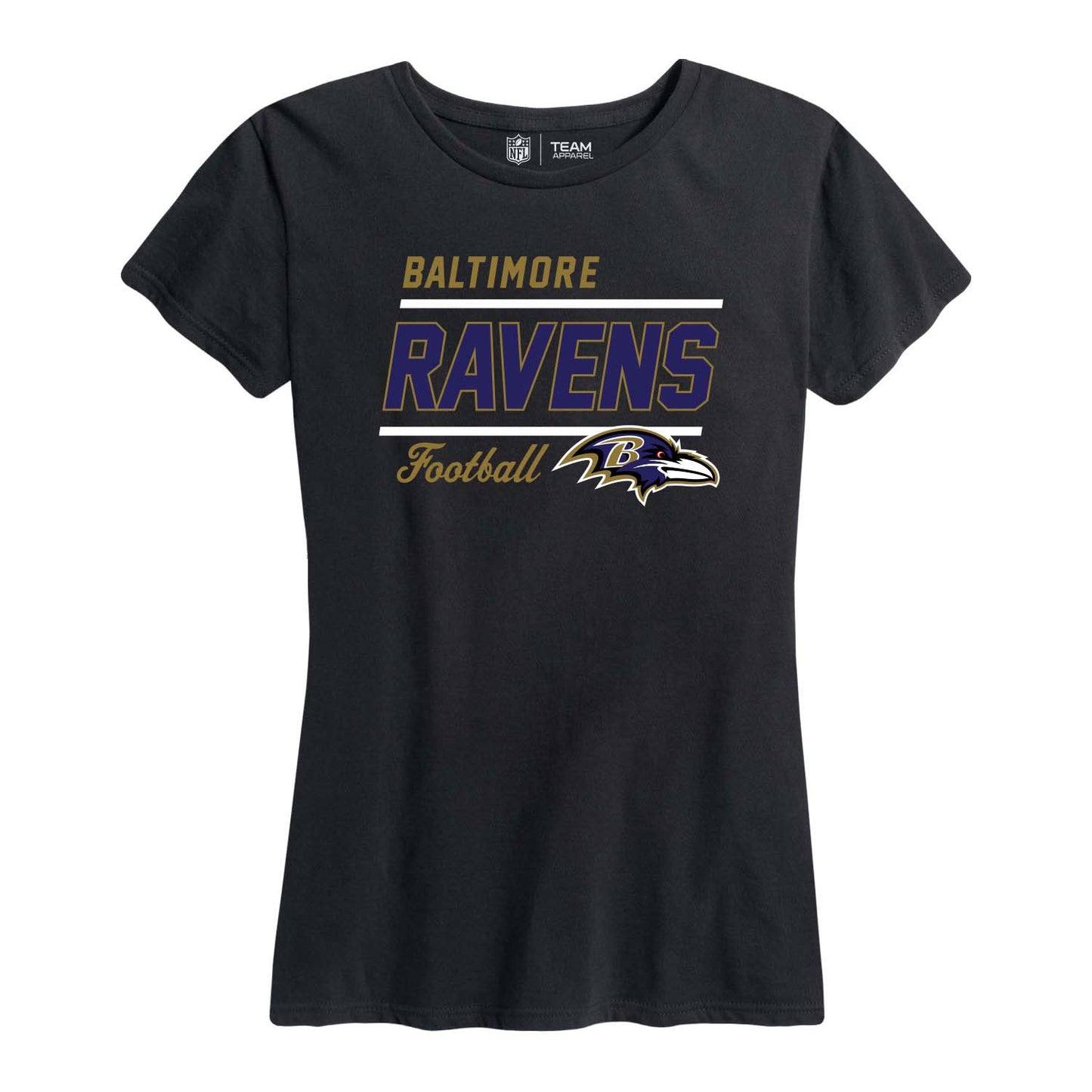 Baltimore Ravens NFL Gameday Women's Relaxed Fit T-shirt - Black