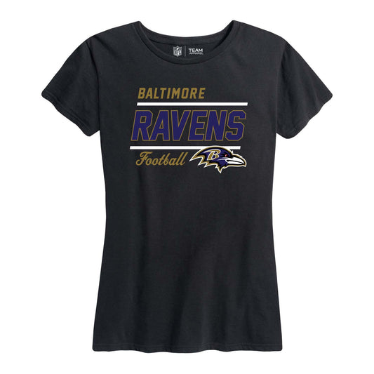 Baltimore Ravens NFL Gameday Women's Relaxed Fit T-shirt - Black