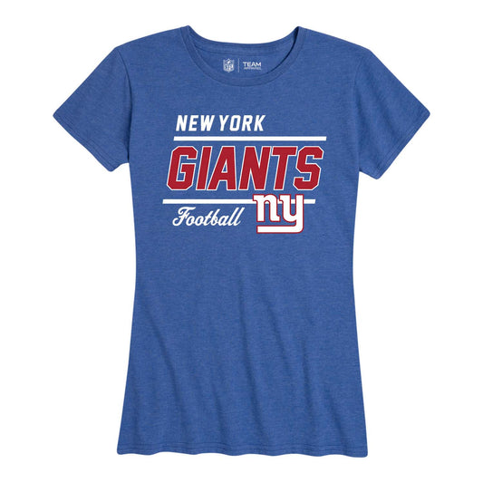 New York Giants NFL Gameday Women's Relaxed Fit T-shirt - Royal