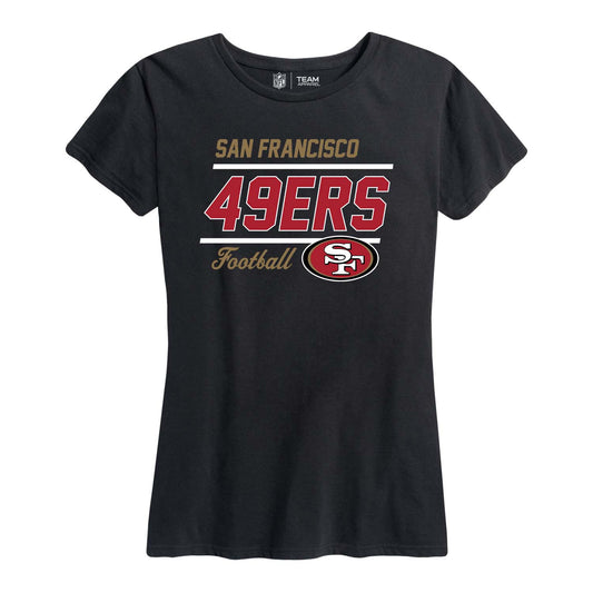 San Francisco 49ers NFL Gameday Women's Relaxed Fit T-shirt - Black