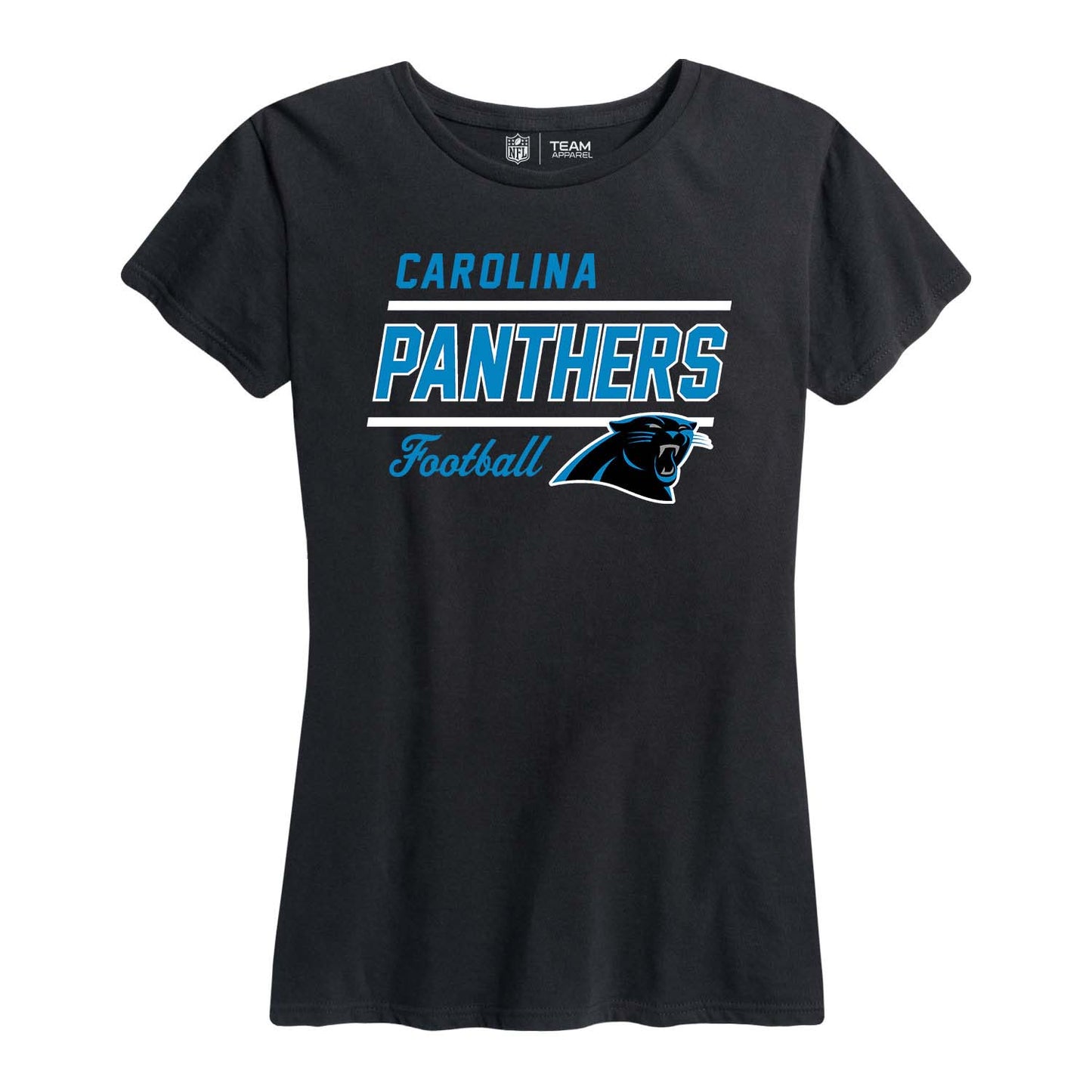 Carolina Panthers NFL Gameday Women's Relaxed Fit T-shirt - Black