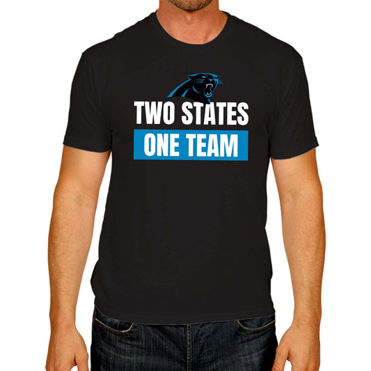 Carolina Panthers NFL Adult Team Slogan Unisex T-Shirt - Black