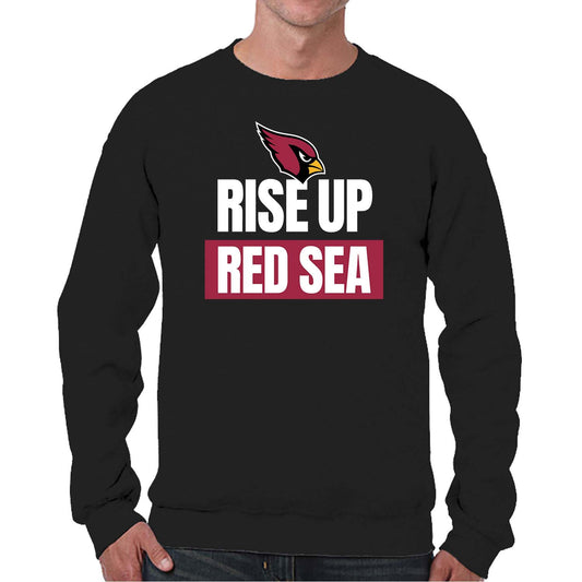 Arizona Cardinals NFL Adult Slogan Crewneck Sweatshirt - Black