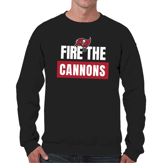 Tampa Bay Buccaneers NFL Adult Slogan Crewneck Sweatshirt - Black