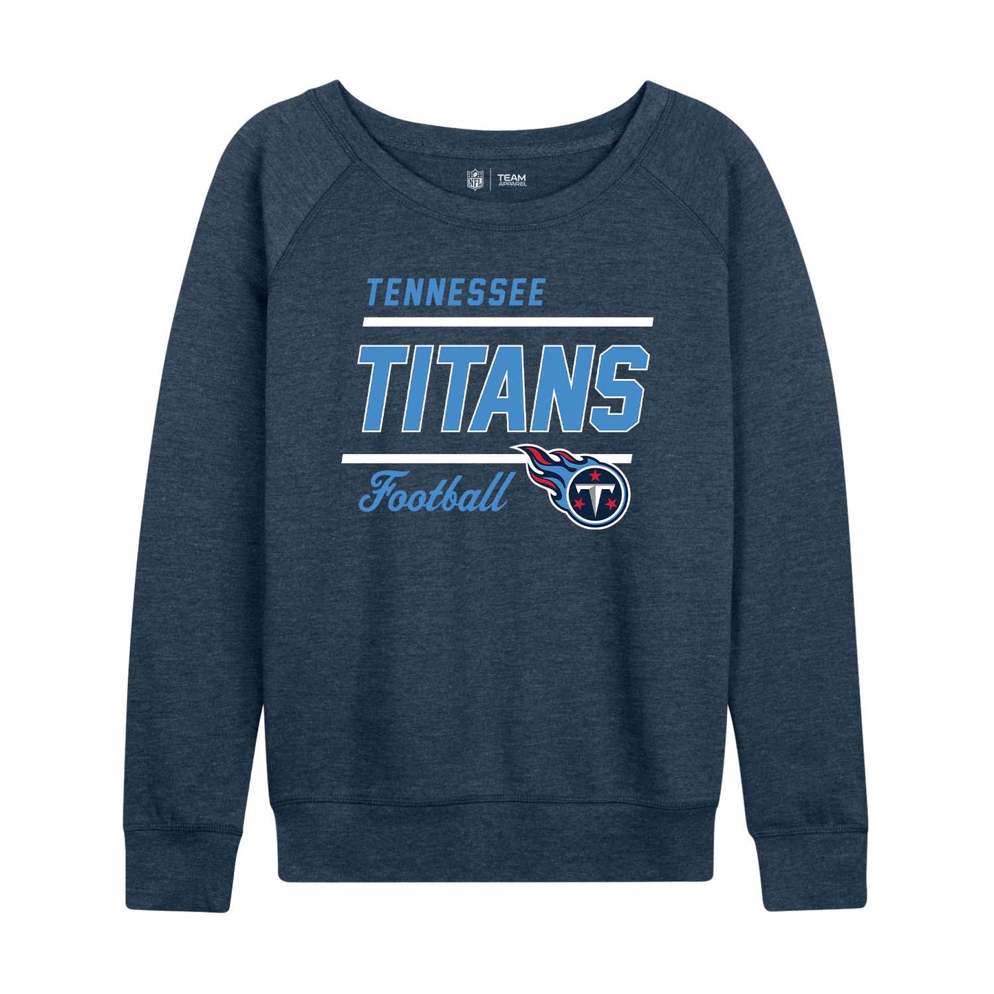 Tennessee Titans NFL Womens Crew Neck Light Weight - Navy