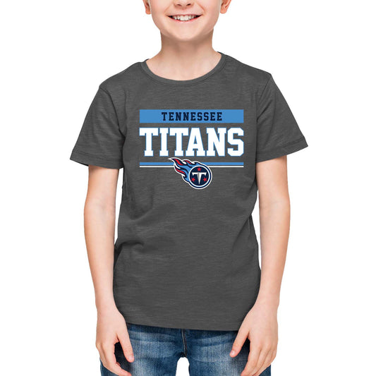 Tennessee Titans NFL Youth Short Sleeve Charcoal T Shirt - Charcoal