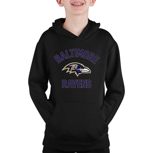 Baltimore Ravens NFL Youth Gameday Hooded Sweatshirt - Black