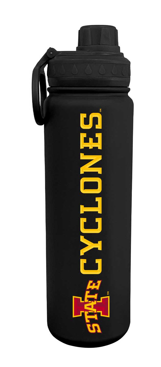 Iowa State Cyclones NCAA Stainless Steel Water Bottle - Black