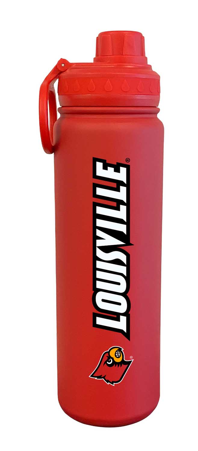Louisville Cardinals NCAA Stainless Steel Water Bottle - Red