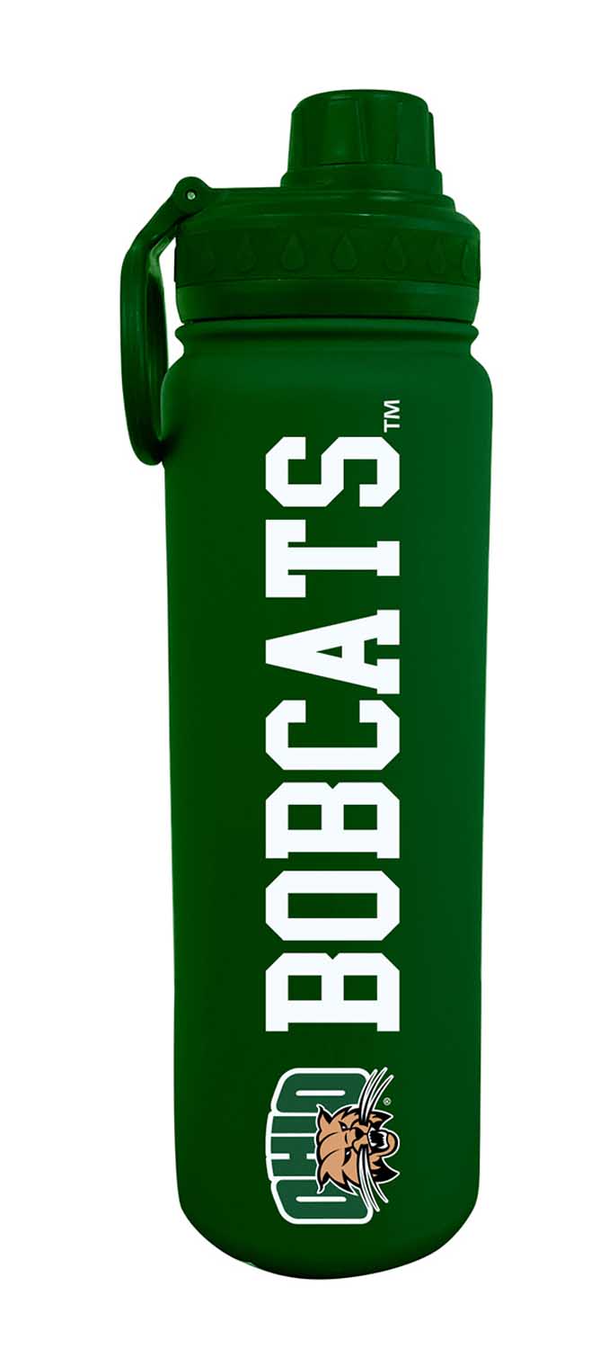 Ohio Bobcats NCAA Stainless Steel Water Bottle - Green