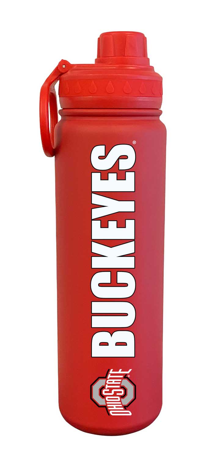 Ohio State Buckeyes NCAA Stainless Steel Water Bottle - Red