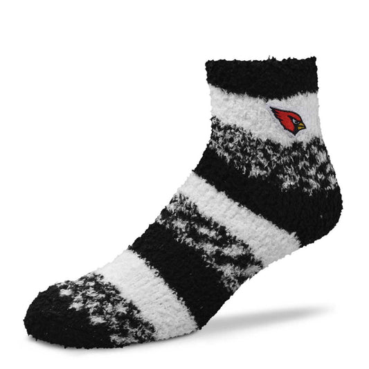 Arizona Cardinals NFL Cozy Soft Slipper Socks - Black