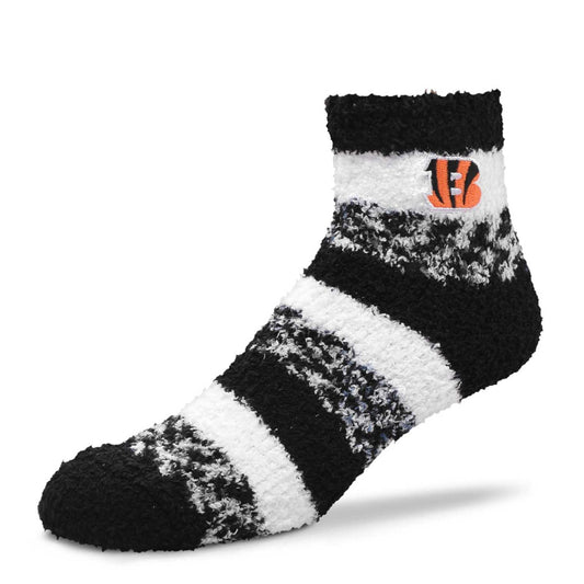 Cincinnati Bengals NFL Cozy Soft Slipper Socks - Black