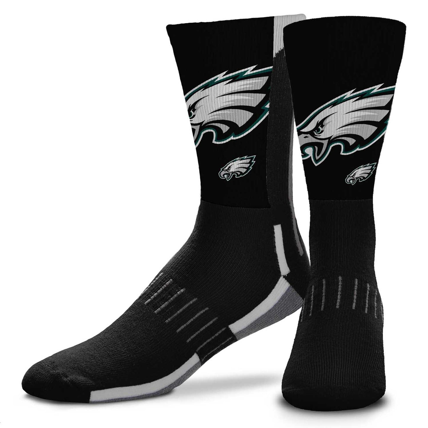 Philadelphia Eagles NFL V Curve Socks - Charcoal