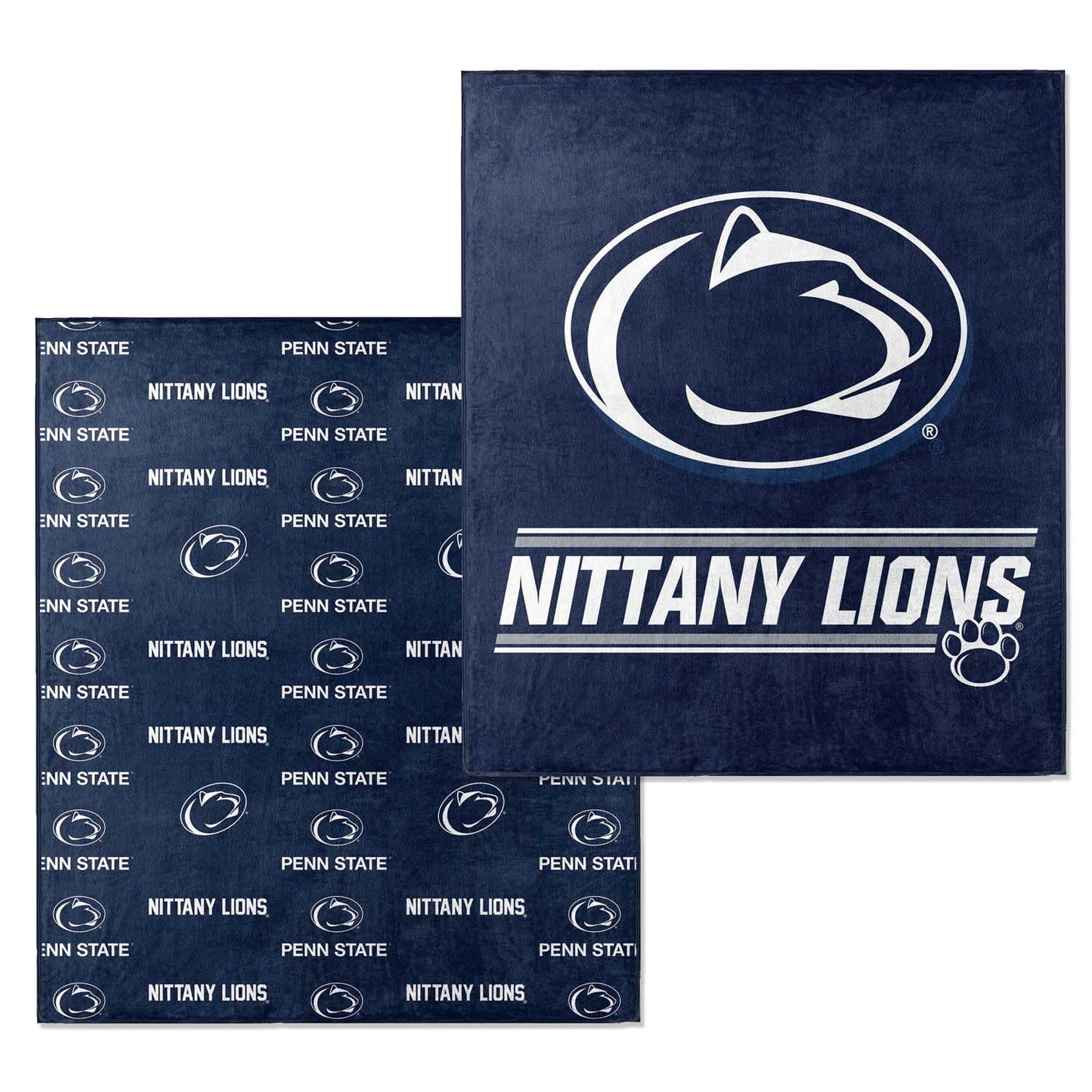 Penn State Nittany Lions NCAA Double Sided Blanket - Navy