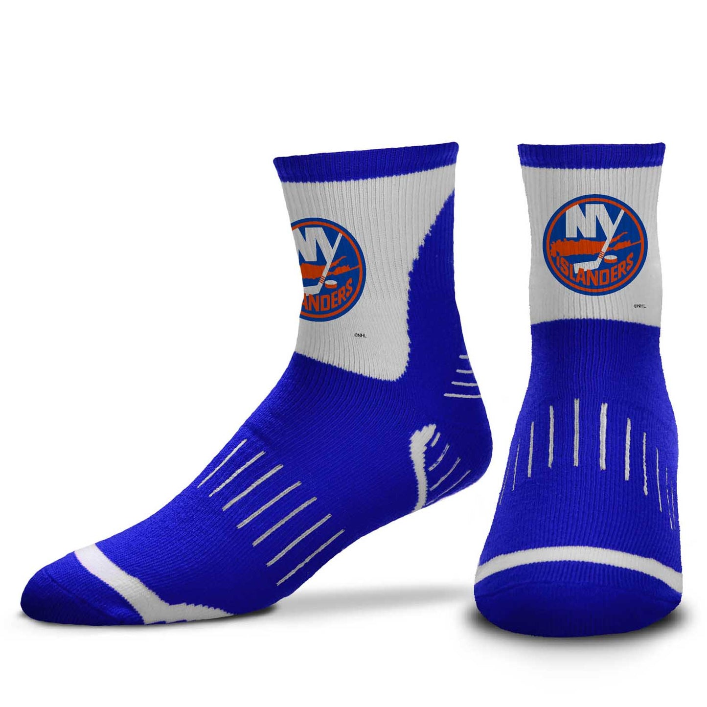 New York Islanders NHL Adult Surge Team Mascot Mens and Womens Quarter Socks - Royal