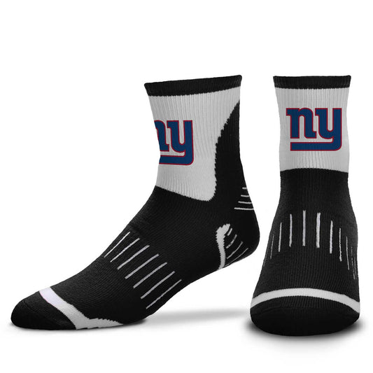 New York Giants NFL Youth Performance Quarter Length Socks - Black