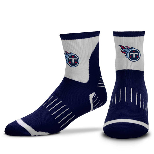 Tennessee Titans NFL Youth Performance Quarter Length Socks - Navy
