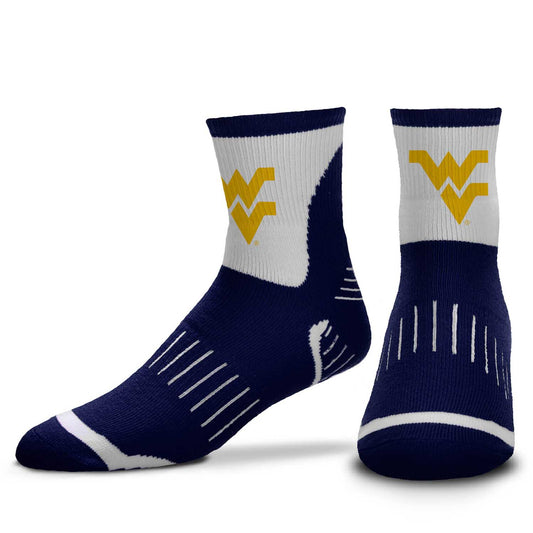 West Virginia Mountaineers NCAA Youth Surge Team Mascot Quarter Socks - Navy