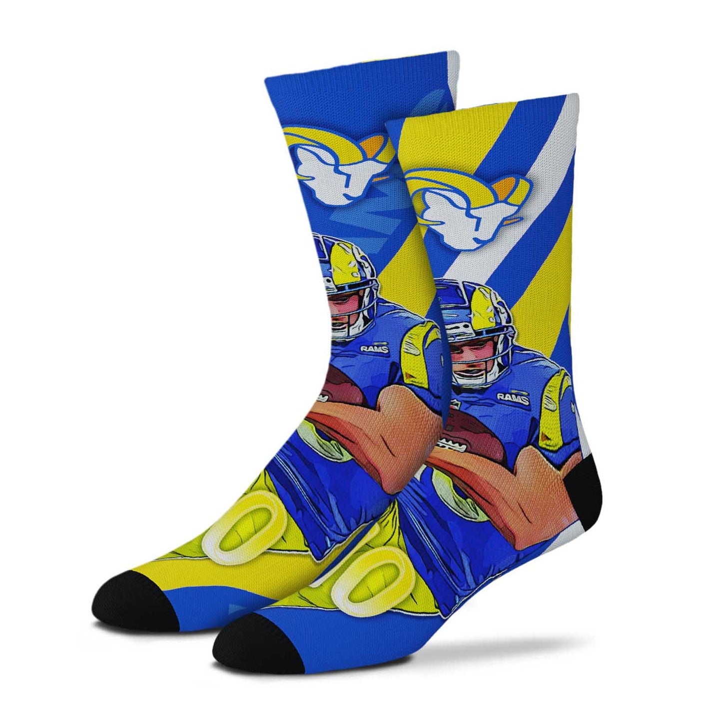 Los Angeles Rams NFL V Curve Socks - Blue #10