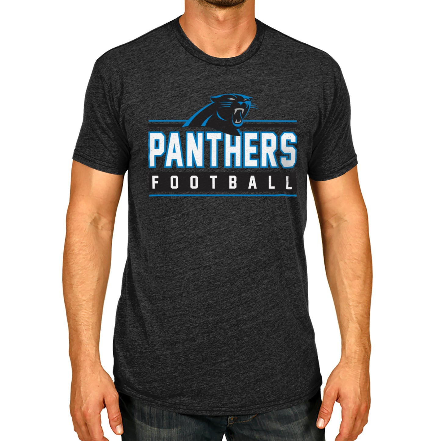 Carolina Panthers NFL Adult MVP True Fan T-Shirt - Charcoal