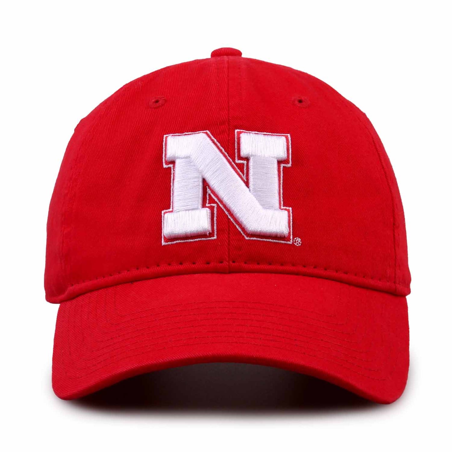 Nebraska Cornhuskers NCAA Adult Relaxed Fit Logo Hat - Red