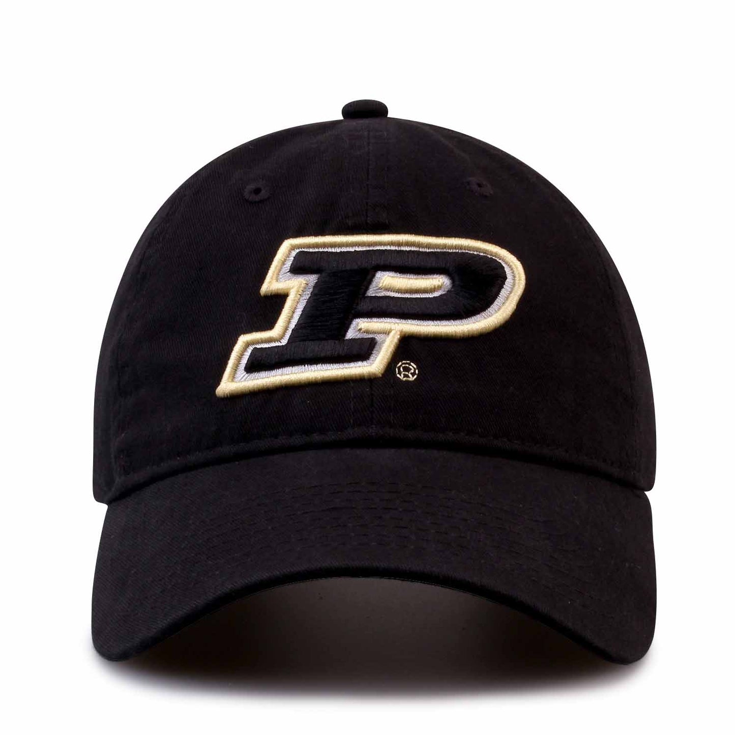 Purdue Boilermakers NCAA Adult Relaxed Fit Logo Hat - Black