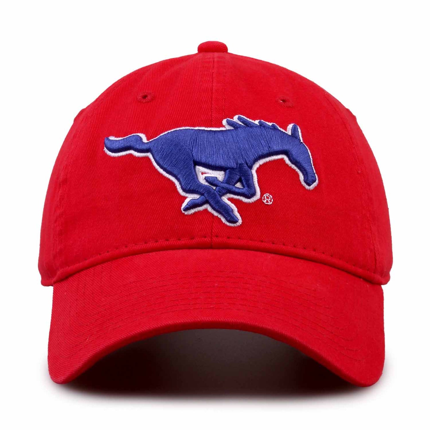 SMU Mustangs NCAA Adult Relaxed Fit Logo Hat - Red