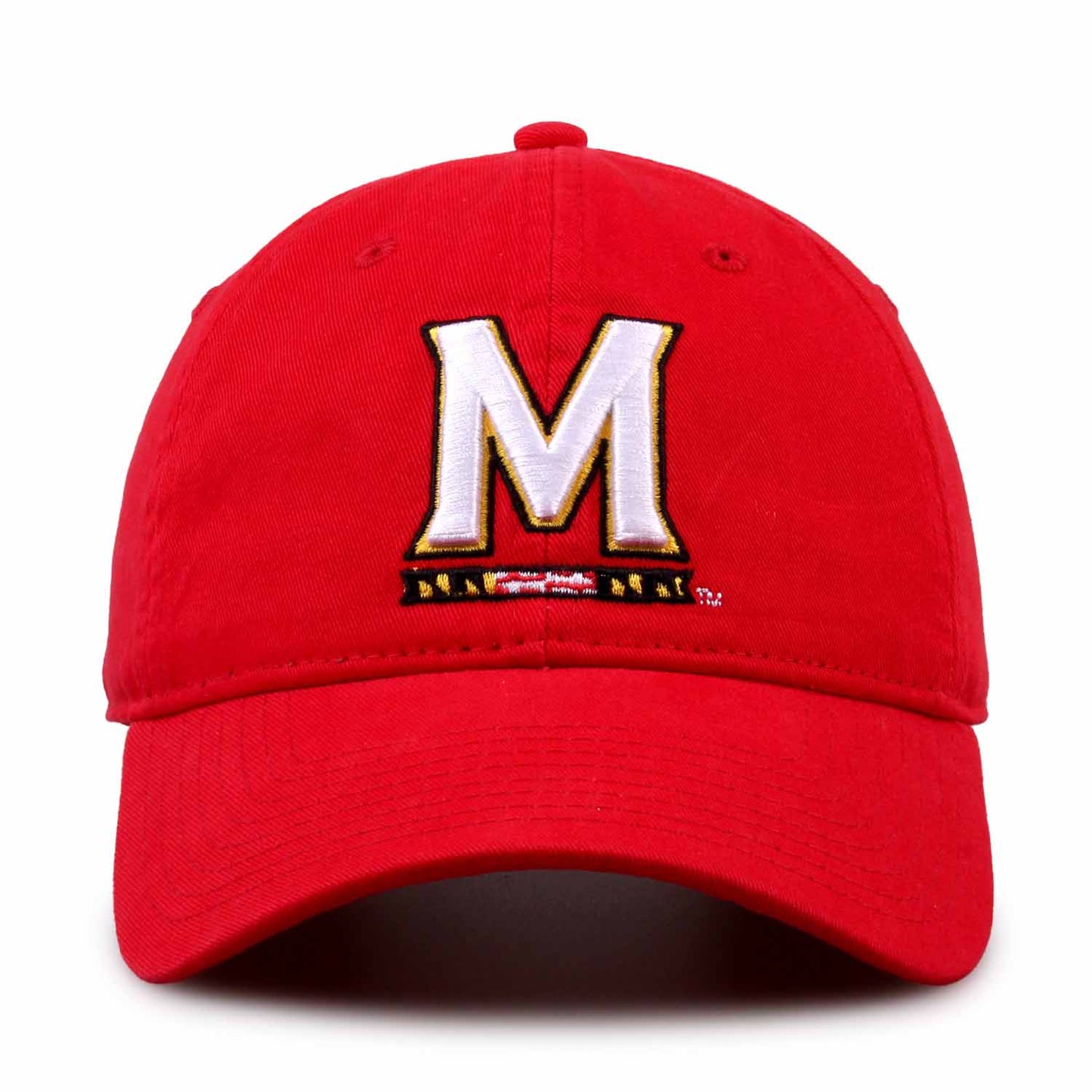 Maryland Terrapins NCAA Adult Relaxed Fit Logo Hat - Red