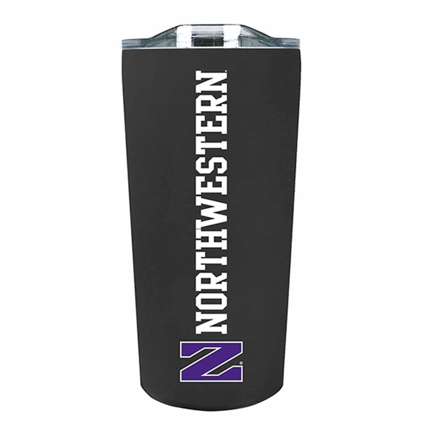 Northwestern Wildcats NCAA Stainless Steel Tumbler perfect for Gameday - Black