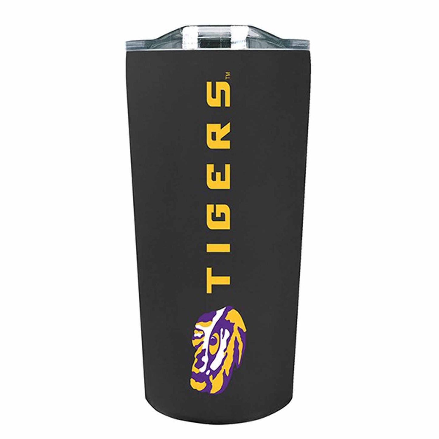 LSU Tigers NCAA Stainless Steel Tumbler perfect for Gameday - Black