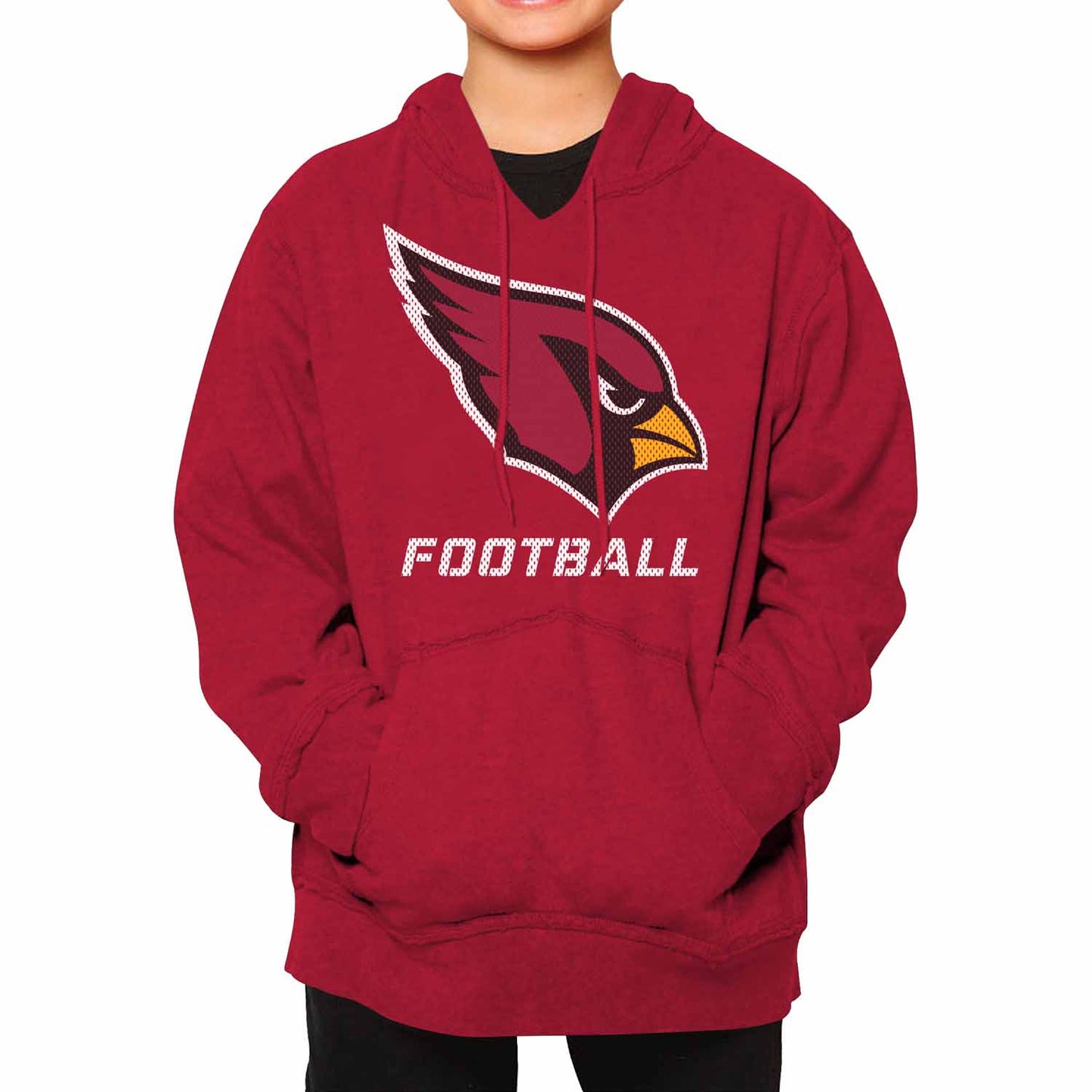 Arizona Cardinals NFL Youth Run City Hoodie- Kids Pro Football Pullover Sweatshirt Kids Clothes - Cardinal