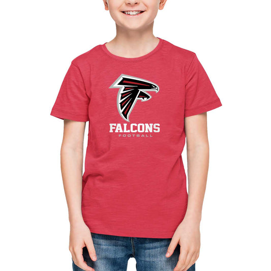 Atlanta Falcons Youth NFL Ultimate Fan Logo Short Sleeve T-Shirt - Red