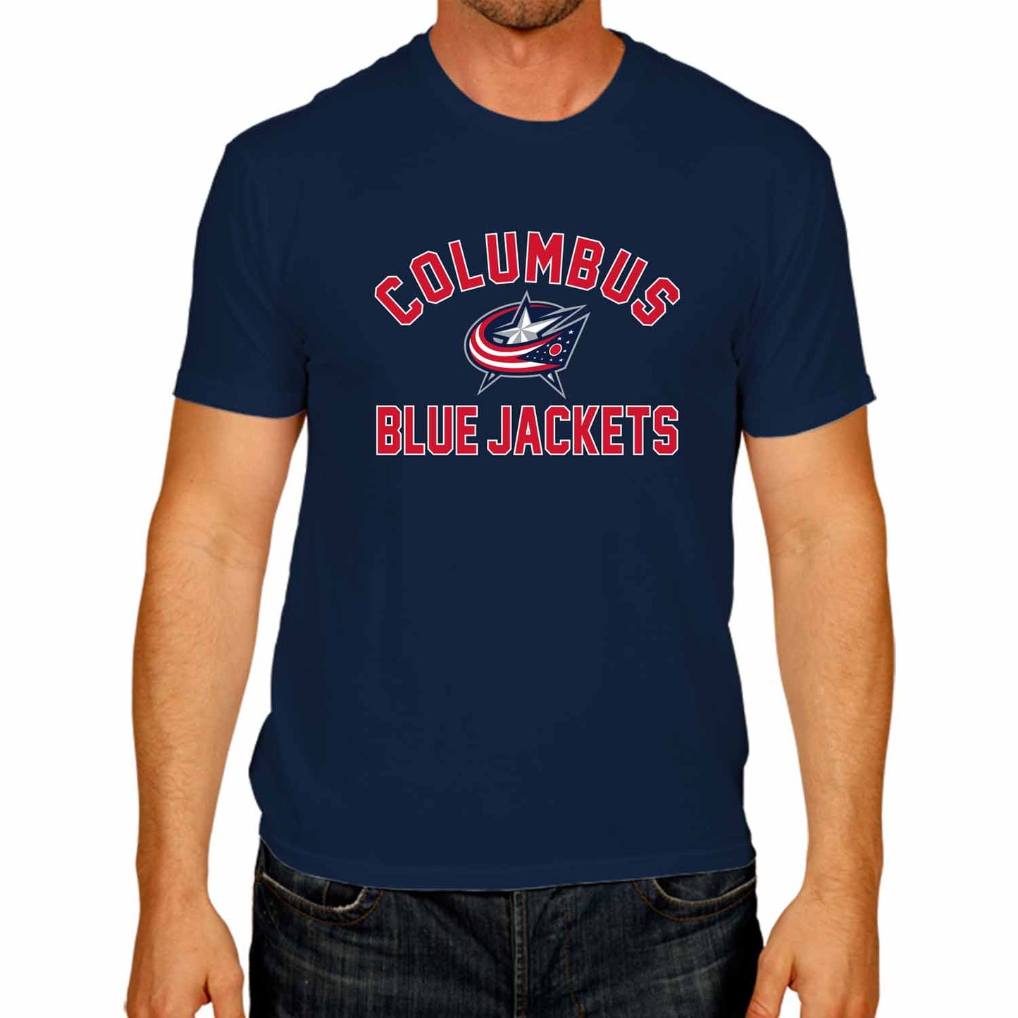 Columbus Blue Jackets NHL Adult Game Day Unisex T-Shirt - Navy