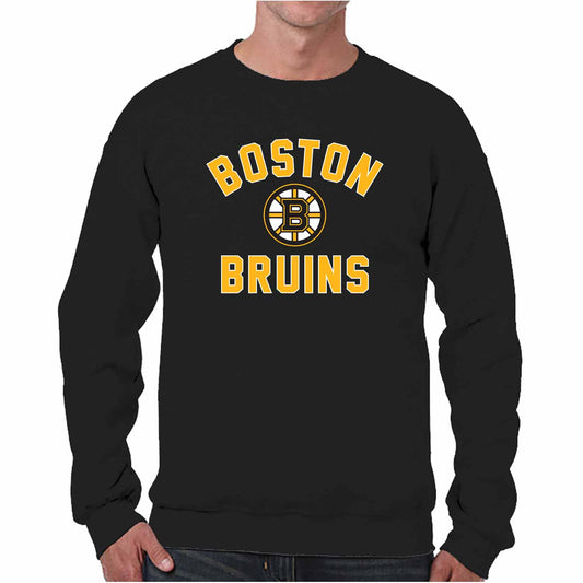 Boston  Bruins Adult NHL Gameday Crewneck Sweatshirt - Black