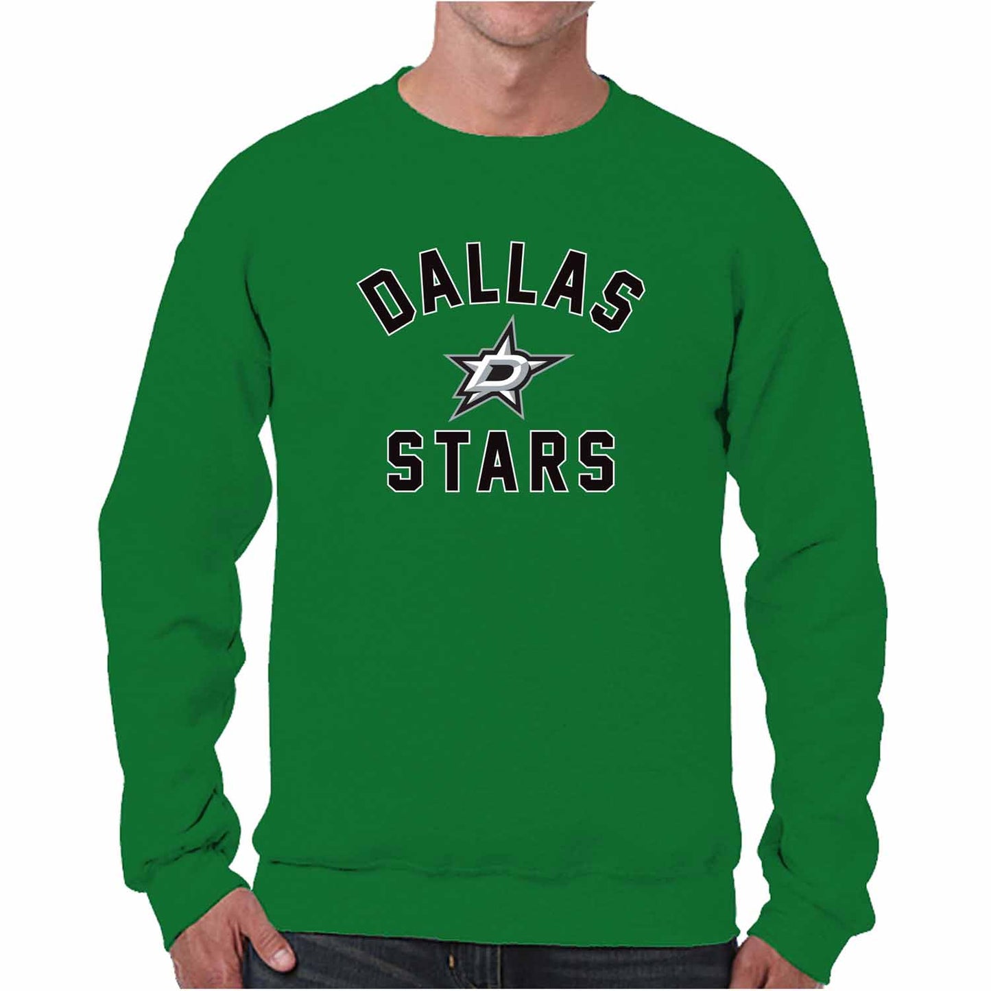Dallas Stars Adult NHL Gameday Crewneck Sweatshirt - Kelly Green