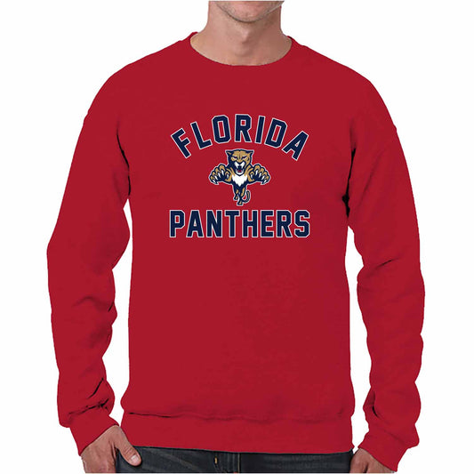 Florida Panthers Adult NHL Gameday Crewneck Sweatshirt - Red