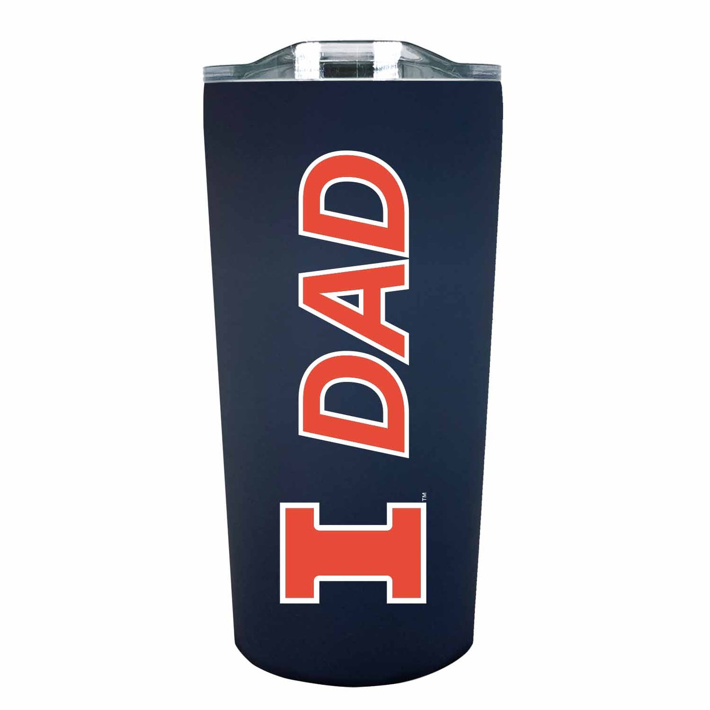 Illinois Fighting Illini NCAA Stainless Steel Travel Tumbler for Dad - Navy