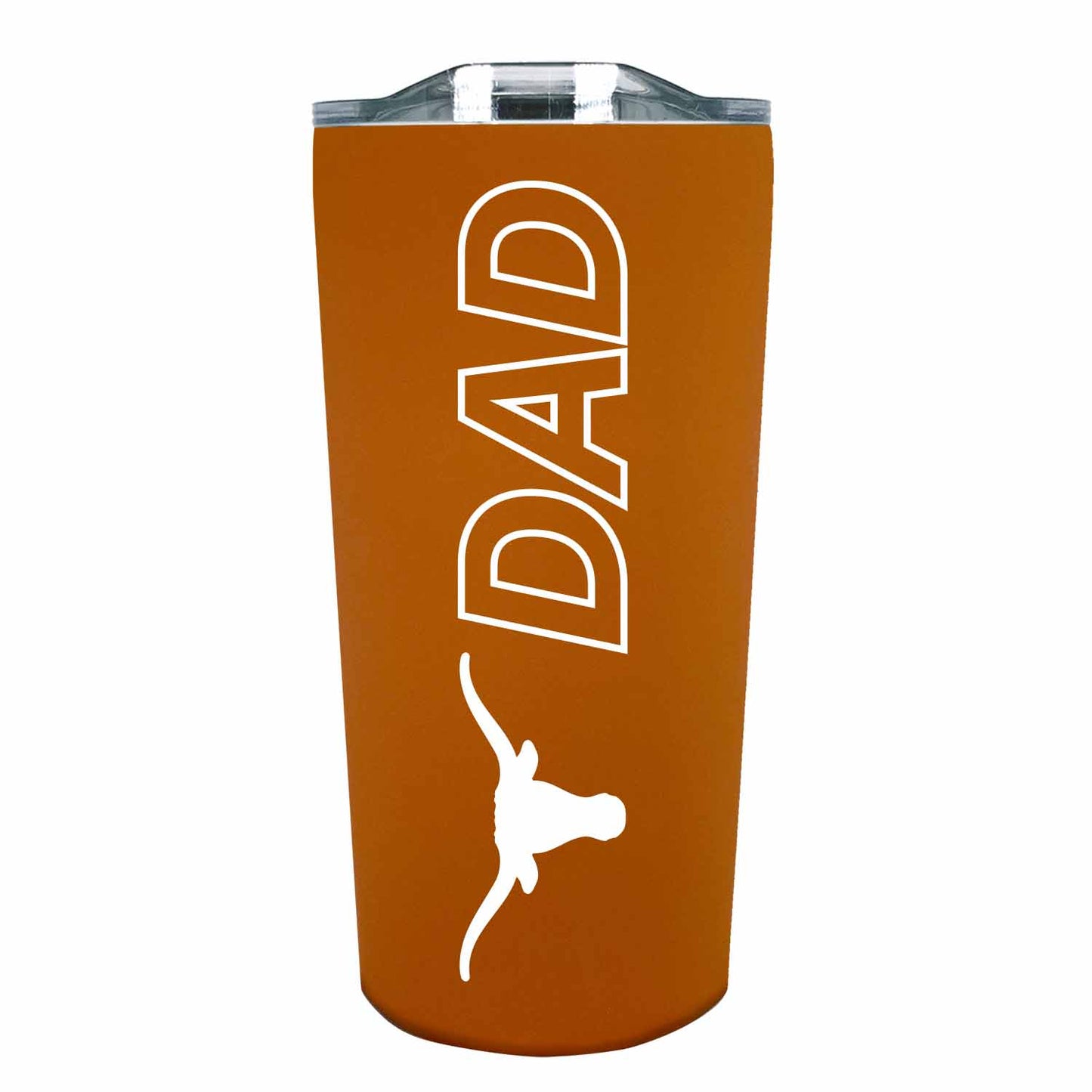 Texas Longhorns NCAA Stainless Steel Travel Tumbler for Dad - Texas Orange