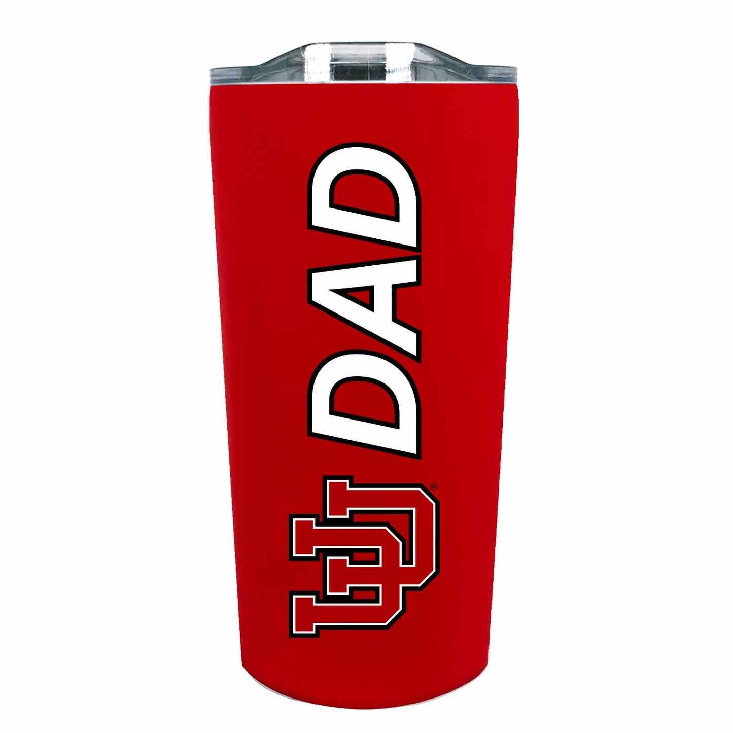 Utah Utes NCAA Stainless Steel Travel Tumbler for Dad - Red
