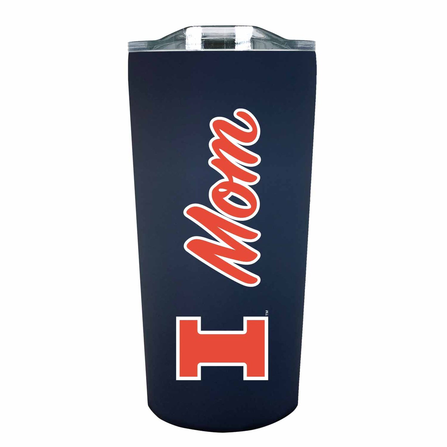 Illinois Fighting Illini NCAA Stainless Steel Travel Tumbler for Mom - Navy