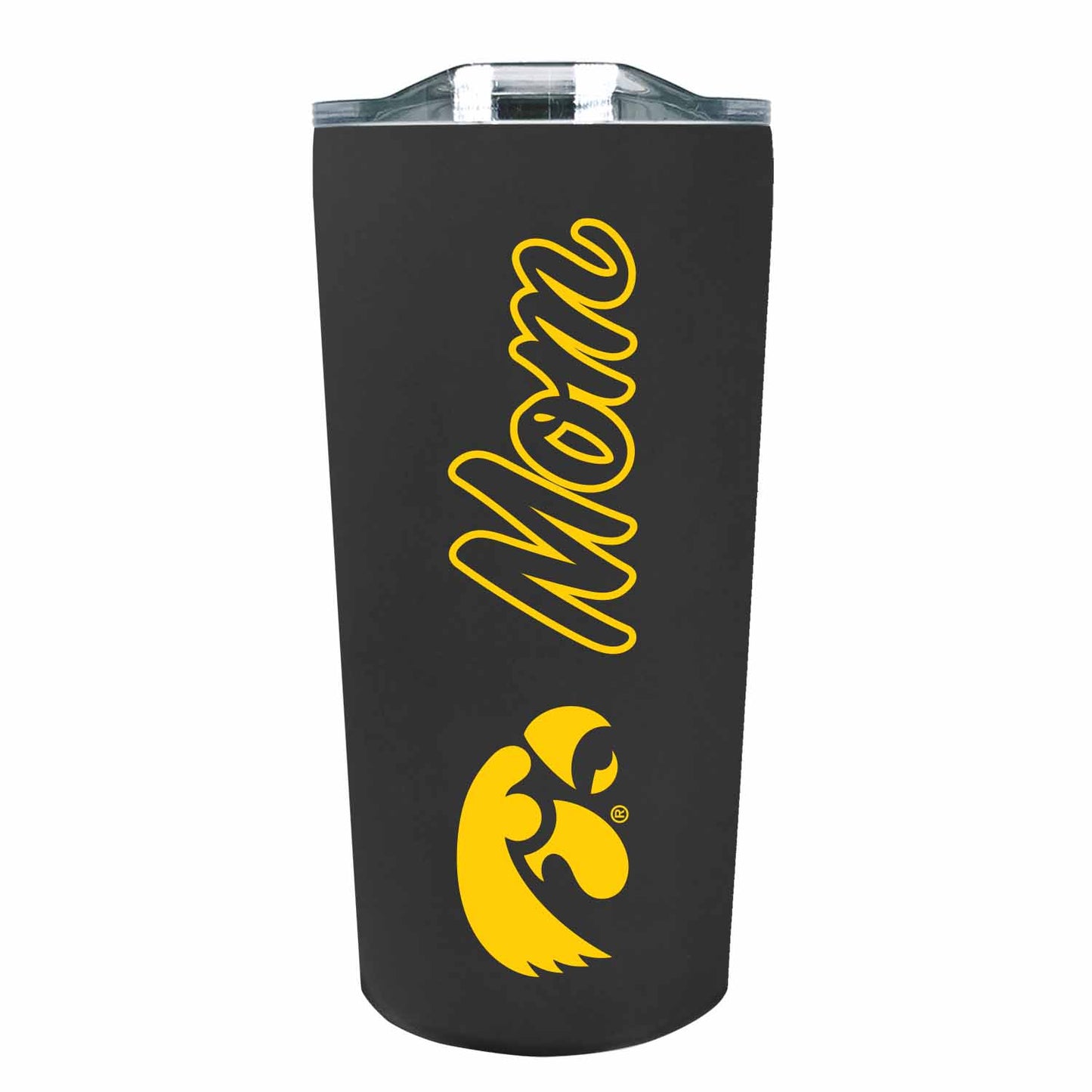 Iowa Hawkeyes NCAA Stainless Steel Travel Tumbler for Mom - Black