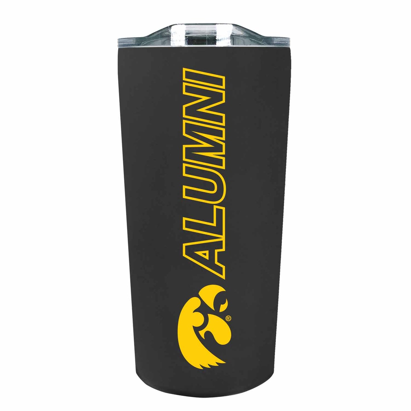 Iowa Hawkeyes Collegiate Stainless Steel Travel Tumbler for Alumni - Black