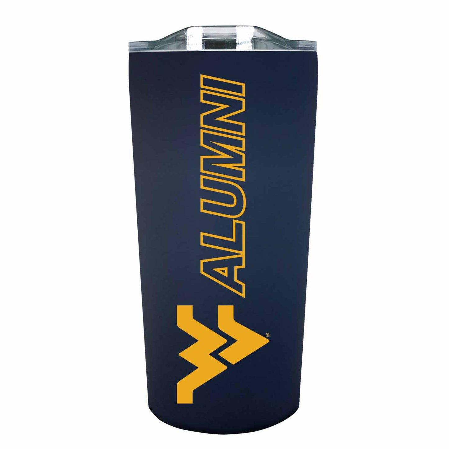 West Virginia Mountaineers Collegiate Stainless Steel Travel Tumbler for Alumni - Navy